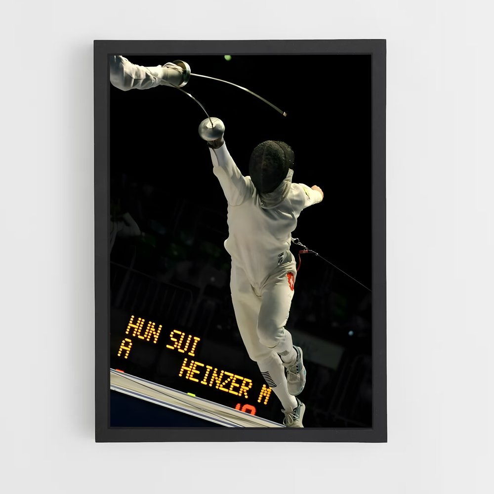 Poster Envol d'Épée – affiche Escrime (vue 2)